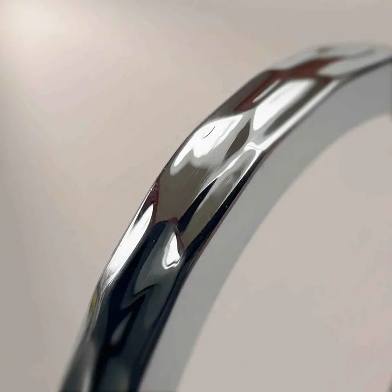 Slim brushed tungsten wedding ring