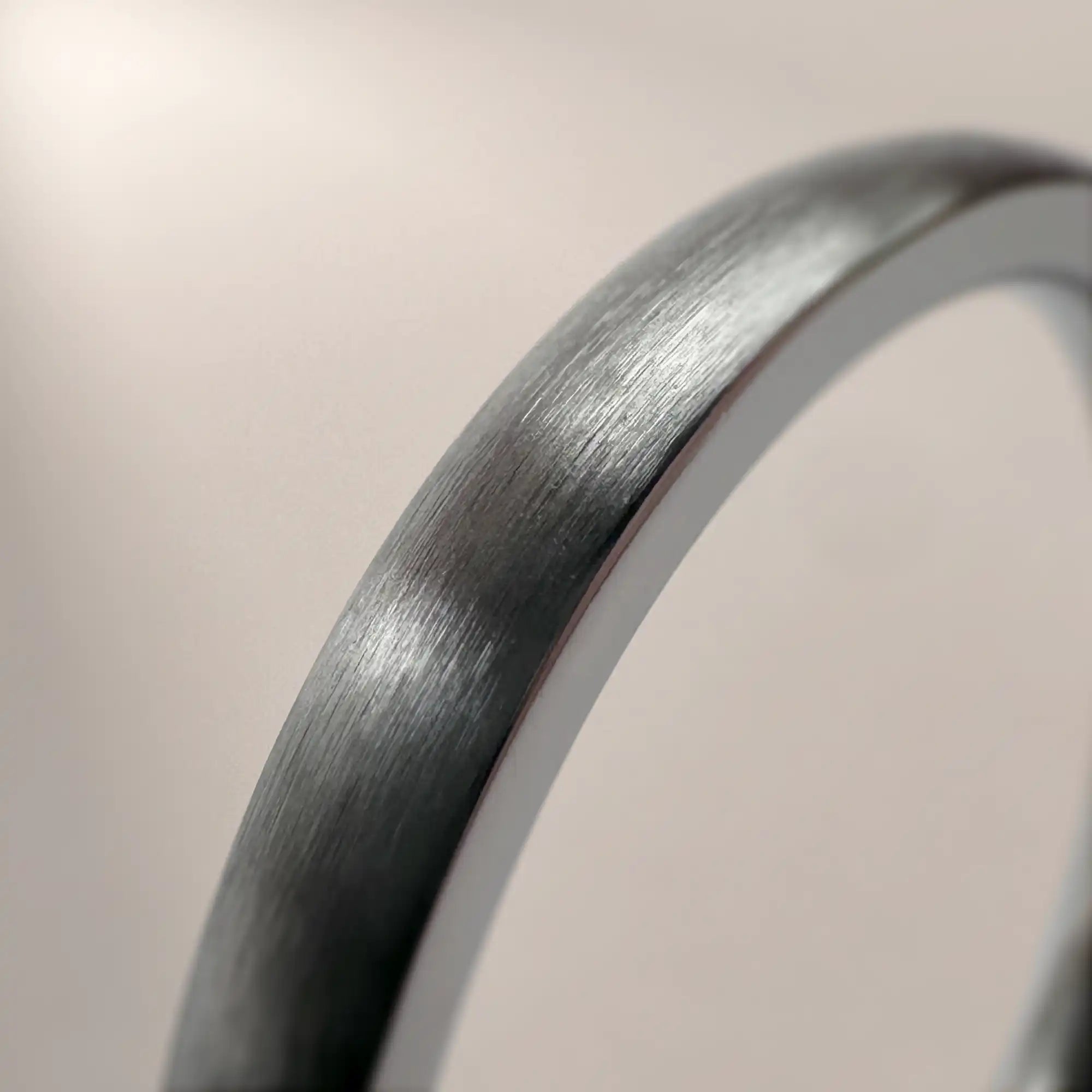 Titanium Brushed Slim Wedding Ring